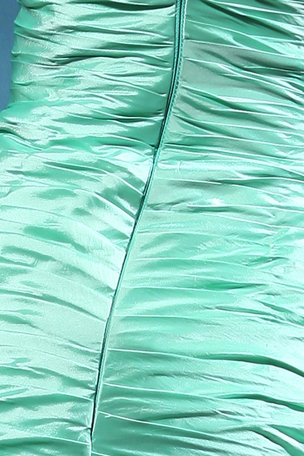 Adorable Sweetheart Mermaid Satin Gown - Click Image to Close